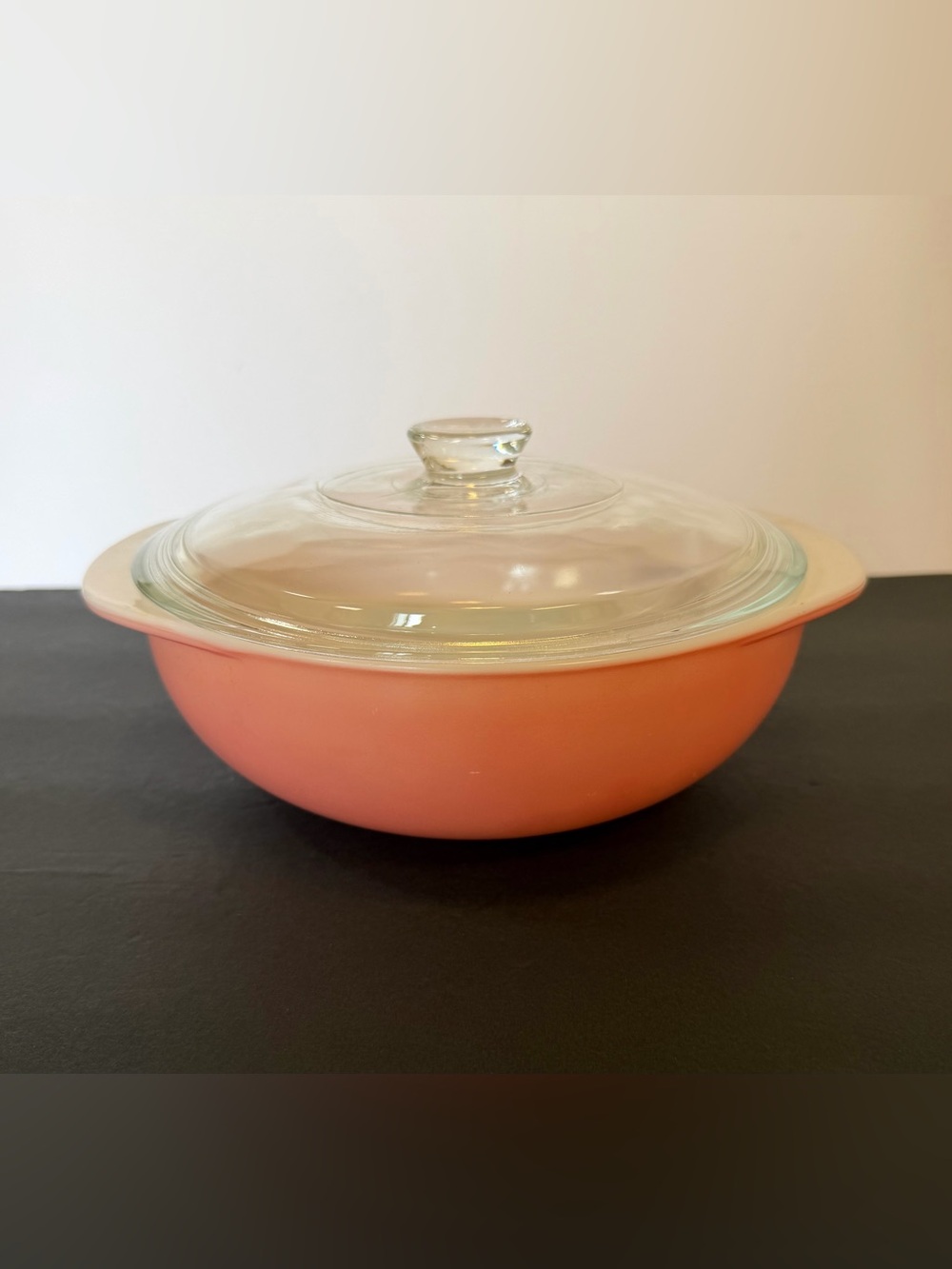 Vintage Pyrex 024 Pink Flamingo 2QT Casserole Baking Dish Bowl & Lid Oven Ware